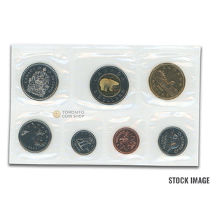 Canada 2004 7-Coin PL Proof-Like Mint Coin Set - Plastic Only