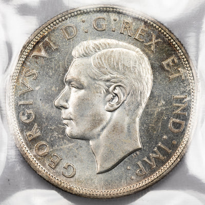 SOLD Canada 1946 $1 Silver Dollar Coin - ICCS MS-62