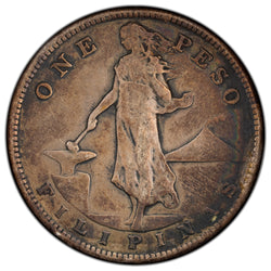 SOLD Philippines 1907-S Peso Silver Coin KM #172