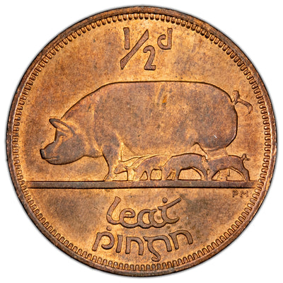 Ireland 1949 1/2d Half Penny Coin - Uncirculated