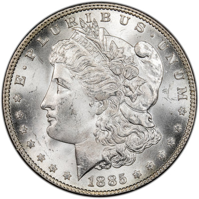 SOLD United States 1885 $1 Morgan Silver Dollar Coin - BU