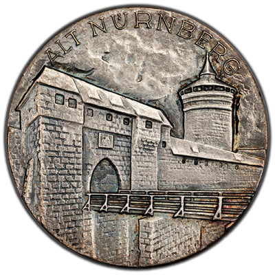 Germany Bavarian Bank Merger .999 Silver Medallion