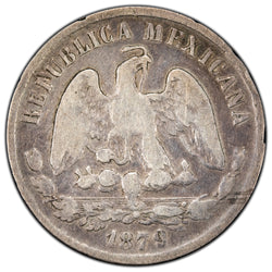Mexico 1879-Cn D 50 Centavos Silver Coin
