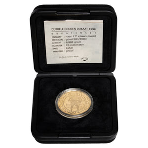 SOLD Netherlands 1996 2 Two Dukaat/Ducat Proof Gold Coin - In Original Box with COA