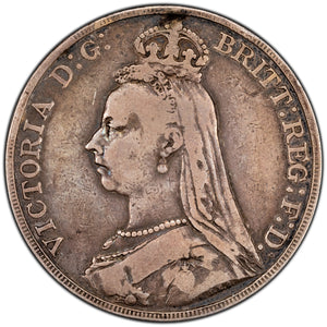 SOLD Great Britain 1889 Crown Silver Coin