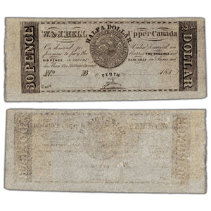 W. & J. Bell 1839 $1/2 Half A Dollar Remainder Note
