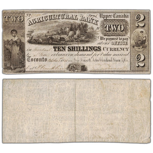 Agricultural Bank 1835 $2 Chartered Note #20-12-02-06 - F/VF