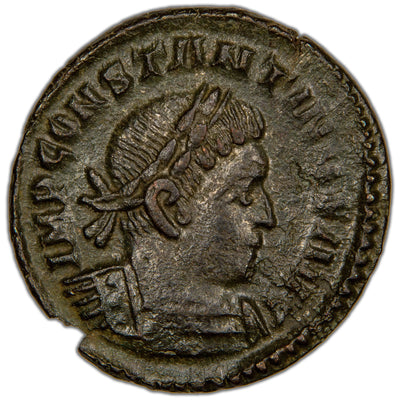 Ancient Rome AD 313-4 Constantine I AE Follis Coin RIC #10 3.22g