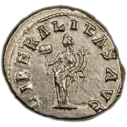 Ancient Rome AD 206-207 Severus Alexander AR Denarius Coin RIC 281
