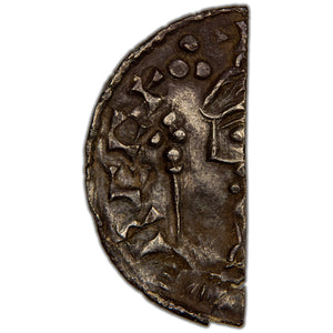 Anglo-Saxon c.1040-1042 Harthacnut Cut 1/2d Half Penny Silver Coin SCBC 1168 .52g