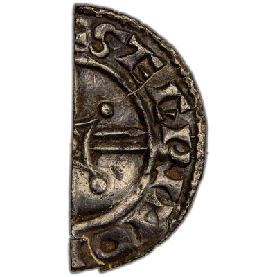 Anglo-Saxon c.1040-1042 Harthacnut Cut 1/2d Half Penny Silver Coin SCBC 1168 .52g