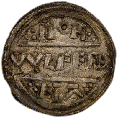 Anglo-Saxon 852-874 Burgred 1d One Penny Hammered Silver Con SCBC 940a 1.21g