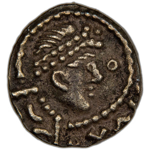 Anglo-Saxon c.685-710 Series BX/BVI Mule Sceat Silver Coin Abr. 15-10/16-10 1.20g