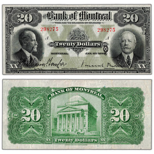 Bank of Montreal 1923 $20 Chartered Note #505-56-06 - VF+