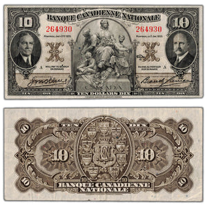 Banque Canadienne Nationale 1935 $10 Chartered Note #85-14-04 - VF