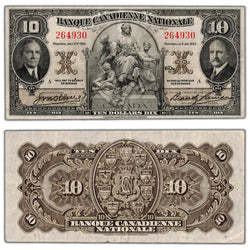 Banque Canadienne Nationale 1935 $10 Chartered Note #85-14-04 - VF
