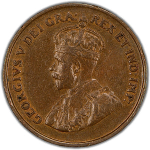 Canada 1925 1 Small Cent Coin - Very Fine