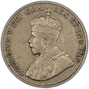 Canada 1926 Near 6 5 Cents Nickel Coin - Very Fine (light scratches)
