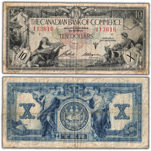 Canadian Bank of Commerce 1935 $10 Chartered Note #75-18-06 - Fine