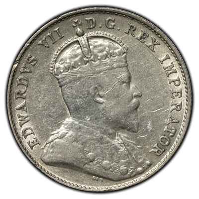 SOLD Canada 1903-H 10 Cents Silver Coin - EF-40 (scratches)