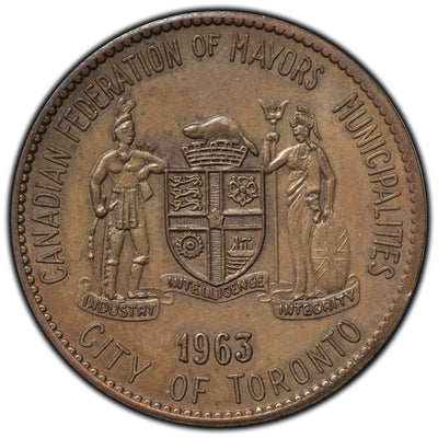 SOLD Canada 1963 Toronto City Hall Medallion