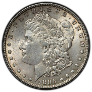 SOLD United States 1886 $1 Morgan Dollar Silver Coin