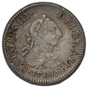 SOLD Mexico 1781 FF 1/2 Real Silver Coin KM #69.2