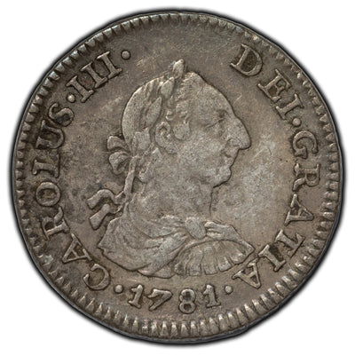 SOLD Mexico 1781 FF 1/2 Real Silver Coin KM #69.2
