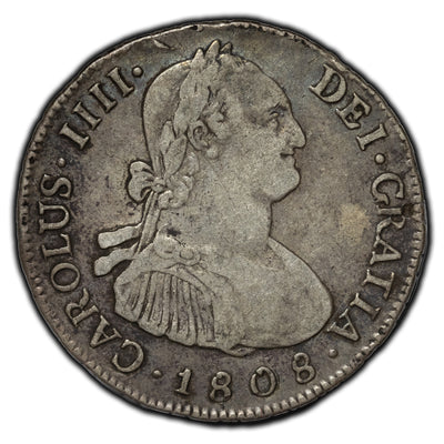 SOLD Bolivia 1808 4 Reales Silver Coin KM #72