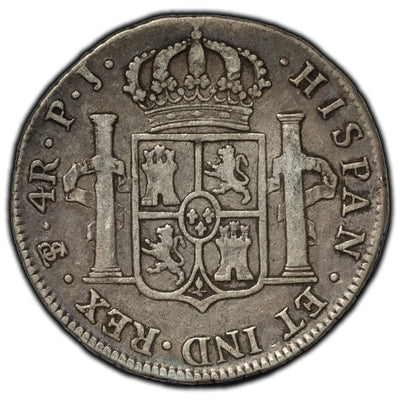 SOLD Bolivia 1808 4 Reales Silver Coin KM #72