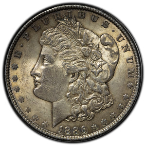 SOLD United States 1886 $1 Morgan Dollar Silver Coin
