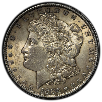 SOLD United States 1886 $1 Morgan Dollar Silver Coin
