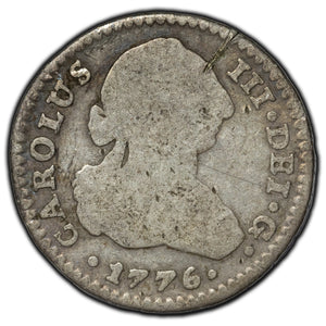 SOLD Spain 1776 S CF Real Silver Coin KM 411.2