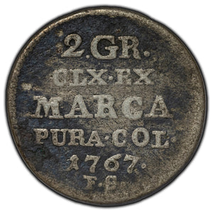 SOLD Poland 1767 FS 2 Groschen Silver Coin KM #184