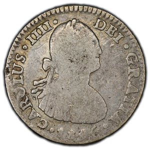 SOLD Mexico 1806 Mo-TH 1 One Real Silver Coin