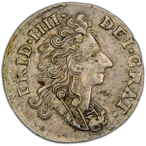 Norway 1713 Kongsberg 8 Skilling Type 1 Silver Coin H-6B