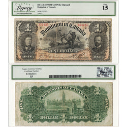 $1 1898 Dominion of Canada Note Boville ONE's Outward Series M DC-13c - Legacy F-15