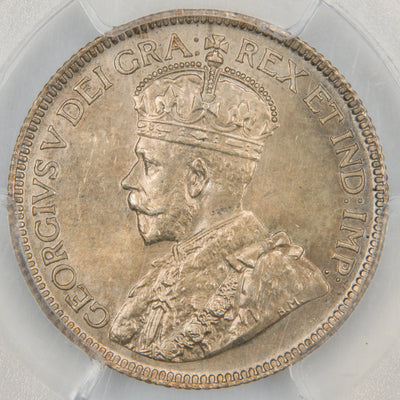 Canada 1929 25 Cents Quarter Specimen Silver Coin - PCGS SP-64 - Ex. Cornerstone