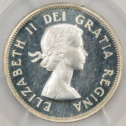Canada 1953 SF 25 Cents Quarter Proof Like Silver Coin - PCGS PL-66 Cameo