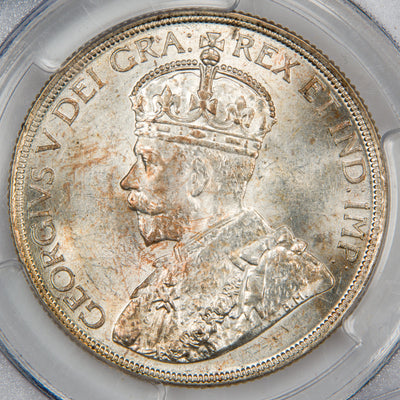 Canada 1936 $1 Silver Dollar Coin - PCGS MS-62 +