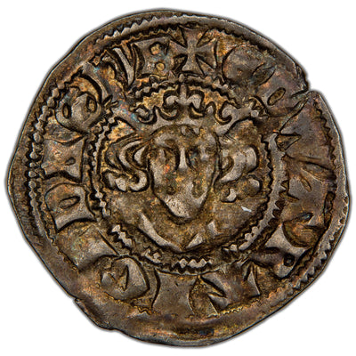 Great Britain c.1303-1310 Edward I 1d One Penny Hammered Silver Coin SCBC 1412 1.45g