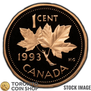 Canada 1993 1 Cent Coin - Proof Strike