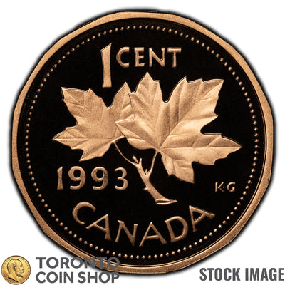 Canada 1993 1 Cent Coin - Proof Strike