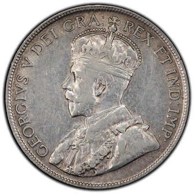 Canada 1918 50 Cents Half Dollar Silver Coin