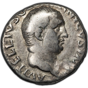 SOLD Ancient Rome Imperial Vitellius AD 69 Denarius Silver Coin