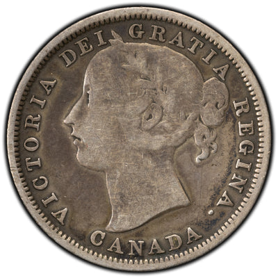 SOLD Canada 1858 20 Cents Silver Coin - One Year Type!