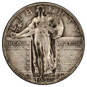 SOLD United States 1930 25 Cents Standing Liberty Quarter Silver Coin