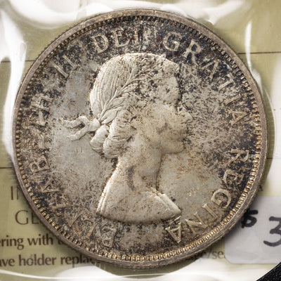 SOLD Canada 1962 $1 Silver Dollar Coin - ICCS MS-63