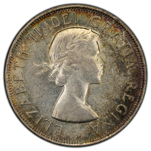 SOLD Canada 1954 50 Cents Half Dollar Silver Coin - EF