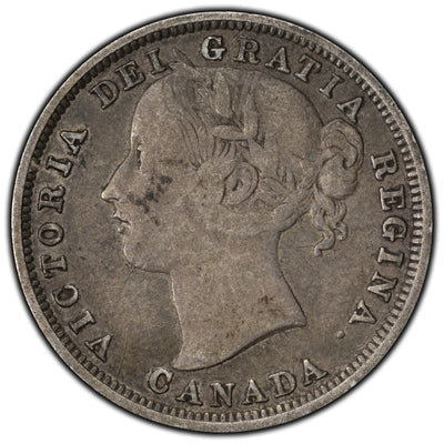 SOLD Canada 1858 20 Cents Silver Coin - One Year Type!